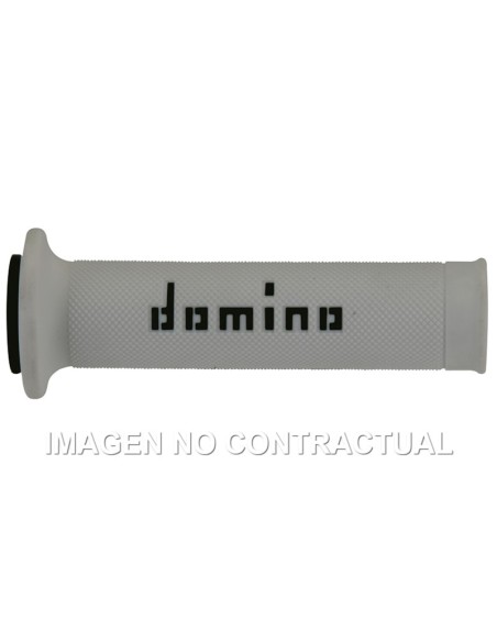 PUñOS DOMINO ON ROAD BLANCO - NEGRO ABIERTOS D 22 MM L 120-1