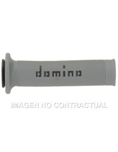 PUñOS DOMINO ON ROAD GRIS - NEGRO ABIERTOS D 22 MM L 120-125