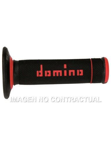 PUñOS DOMINO OFF ROAD X-TREME NEGRO - ROJO CERRADOS D 22 MM