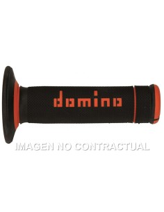 PUñOS DOMINO OFF ROAD X-TREME NEGRO - NARANJA CERRADOS D 22