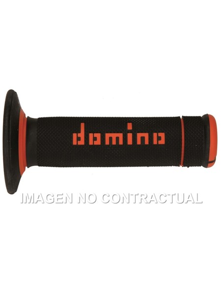 PUñOS DOMINO OFF ROAD X-TREME NEGRO - NARANJA CERRADOS D 22
