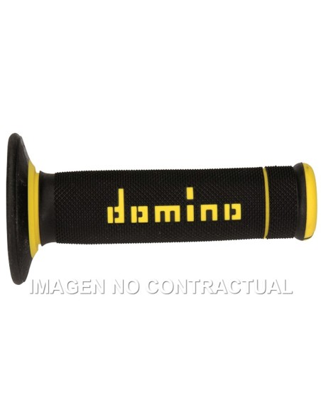 PUñOS DOMINO OFF ROAD X-TREME NEGRO - AMARILLO CERRADOS D 22