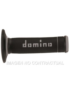 PUñOS DOMINO OFF ROAD X-TREME NEGRO - GRIS CERRADOS D 22 MM
