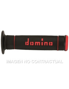 PUñOS DOMINO TRIAL NEGRO - ROJO CERRADOS D 22 MM L 125 MM