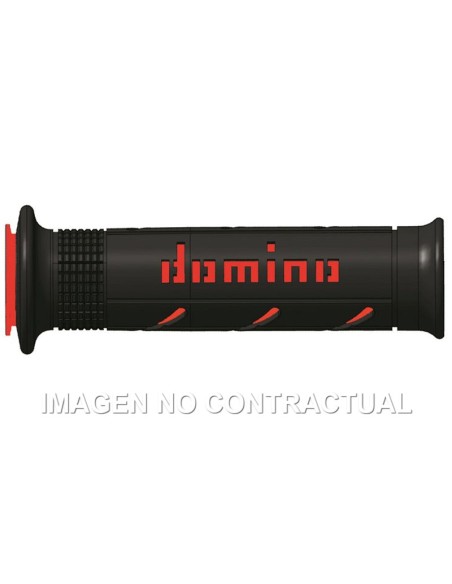PUñOS DOMINO XM2 SUPER SOFT NEGRO - ROJO ABIERTOS D 22 MM L
