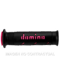 PUñOS DOMINO XM2 SUPER SOFT NEGRO/FUCSIA ABIERTOS D 22 MM L