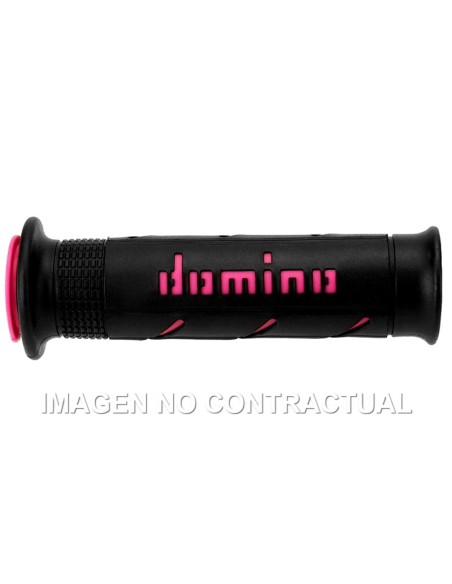 PUñOS DOMINO XM2 SUPER SOFT NEGRO/FUCSIA ABIERTOS D 22 MM L