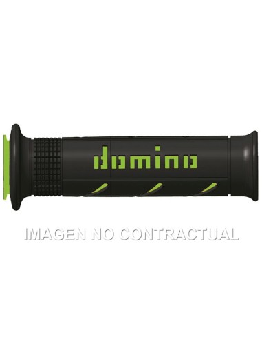 PUñOS DOMINO XM2 SUPER SOFT NEGRO - VERDE ABIERTOS D 22 MM L
