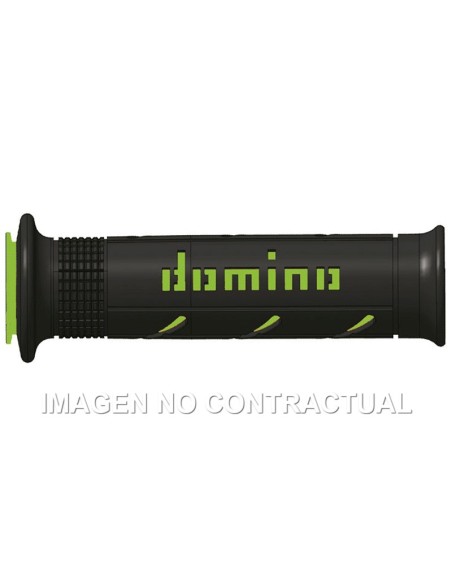 PUñOS DOMINO XM2 SUPER SOFT NEGRO - VERDE ABIERTOS D 22 MM L
