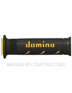 PUñOS DOMINO XM2 SUPER SOFT NEGRO - AMARILLO ABIERTOS D 22 M