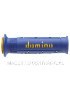 PUñOS DOMINO XM2 SUPER SOFT AZUL / AMARILLO ABIERTOS D 22 MM