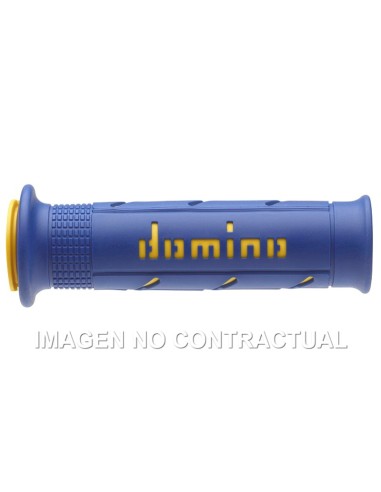 PUñOS DOMINO XM2 SUPER SOFT AZUL / AMARILLO ABIERTOS D 22 MM