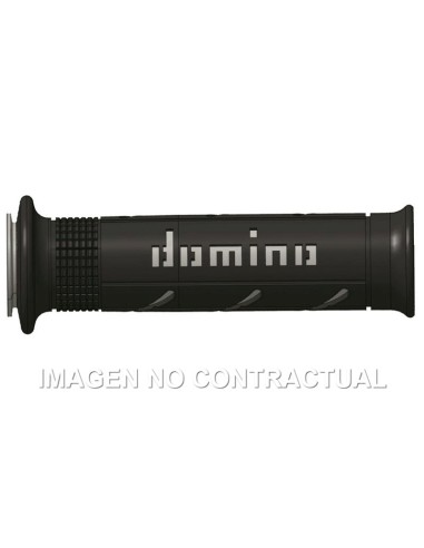 PUñOS DOMINO XM2 SUPER SOFT NEGRO - GRIS ABIERTOS D 22 MM L