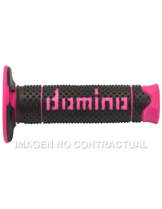 PUÑOS DOMINO DSH OFF ROAD NEGRO - FUCSIA CERRADOS