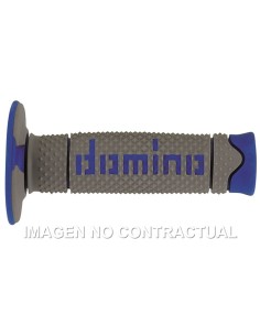 PUñOS DOMINO DSH OFF ROAD GRIS - AZUL CERRADOS D 22 MM L 120