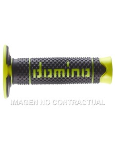 PUñOS DOMINO DSH OFF ROAD NEGRO - AMARILLO FLUOR CERRADOS D