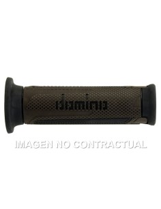 PUñOS DOMINO TURISMO MARRON-NEGRO ABIERTOS D 22 MM L 120 MM