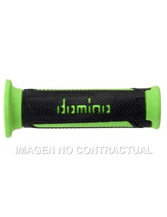 PUñOS DOMINO TURISMO ANTRACITA-VERDE ABIERTOS D 22 MM L 120