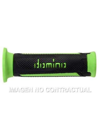 PUñOS DOMINO TURISMO ANTRACITA-VERDE ABIERTOS D 22 MM L 120