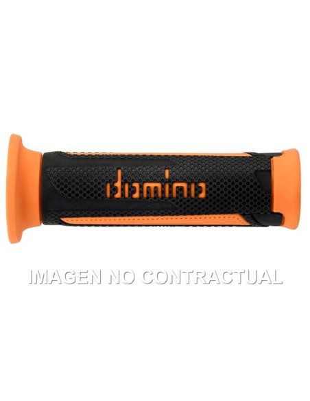 PUñOS DOMINO TURISMO ANTRACITA-NARANJA ABIERTOS D 22 MM L 12