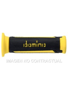 PUñOS DOMINO TURISMO ANTRACITA-AMARILLO ABIERTOS D 22 MM L 1