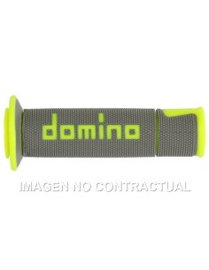 PUÑOS DOMINO ON ROAD GRIS / AMARILLO FLUOR