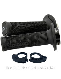 PUÑOS DOMINO D100 C/POLEA COLOR NEGRO MONOCABLE D-LOCK CON S