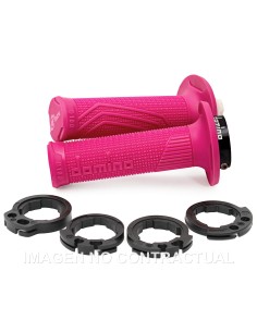 PUÑOS DOMINO D100 CON POLEAS COLOR FUCSIA