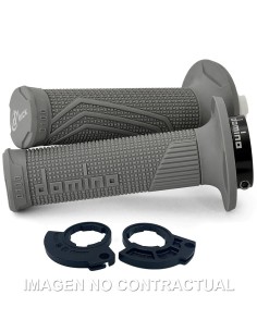 PUÑOS DOMINO D100 C/POLEA COLOR GRIS MONOCABLE D-LOCK CON SI