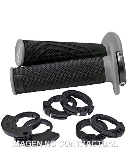 PUÑOS DOMINO D200 NEGRO / GRIS