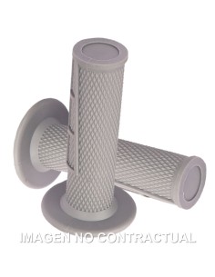 PUÑOS UP DESIGN HOLESHOT MX LOCK ON GRIS 22/24 120 MM