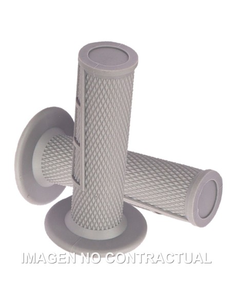 PUÑOS UP DESIGN HOLESHOT MX LOCK ON GRIS 22/24 120 MM