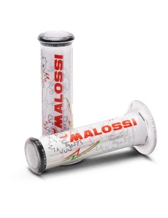 PUÑOS MALOSSI TRIBAL BLANCO CIERRE LATERAL