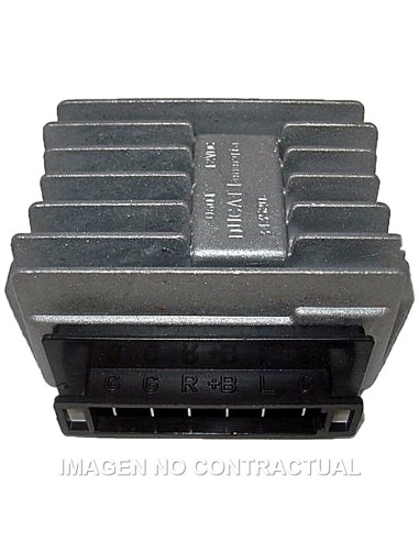 REGULADOR 12V/25A - CC - CON INDICADOR - 6 FASTONS