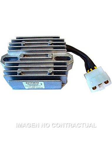REGULADOR 12V - TRIFASE - CC 5 CABLES (15 CM.) - CON CONECTO