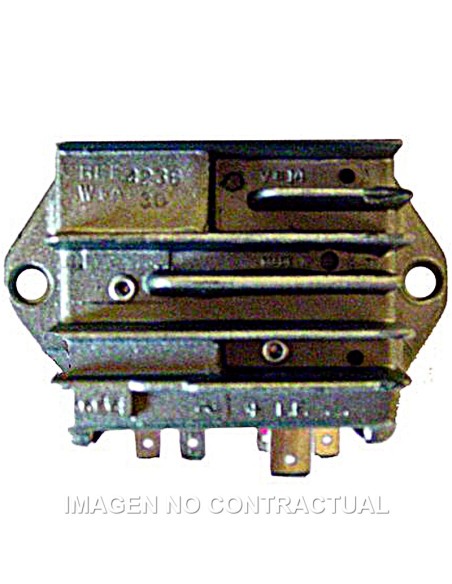 REGULADOR 12V/30A - CC - CON INDICADOR - 6 FASTONS CON TERMI