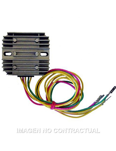 REGULADOR UNIVERSAL 35A 12V SIN SENSOR 5 CABLES