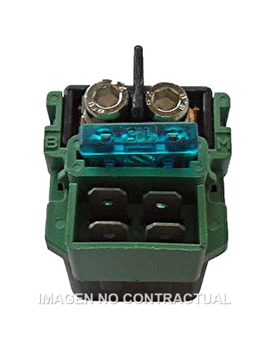 RELE DE ARRANQUE 12V - CON FUSIBLE 15A - 4 FASTONS