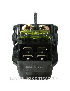 RELE DE ARRANQUE 12V 30A CON FUSIBLE - 4 FASTONS CON FUSIBLE