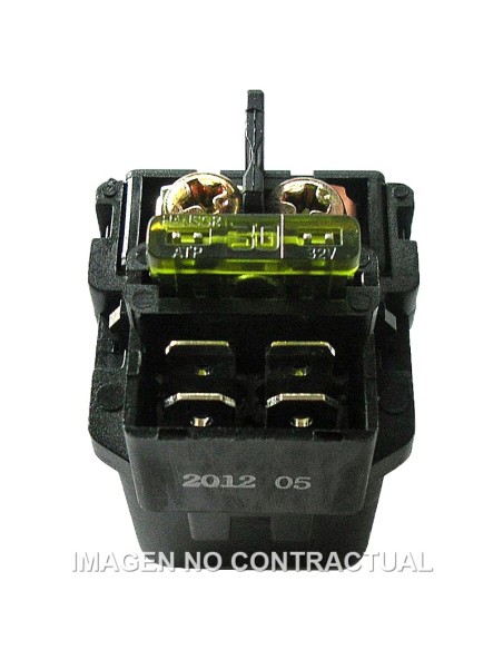 RELE DE ARRANQUE 12V 30A CON FUSIBLE - 4 FASTONS CON FUSIBLE