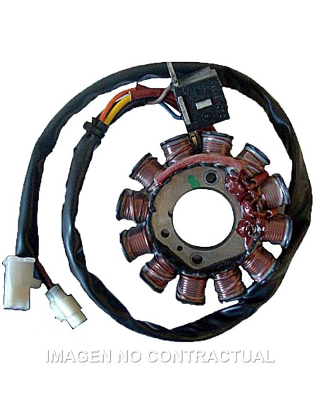 STATOR DUCATI 12 POLOS CON PICK-UP 2 CABLES 140W (MOTOR APRI
