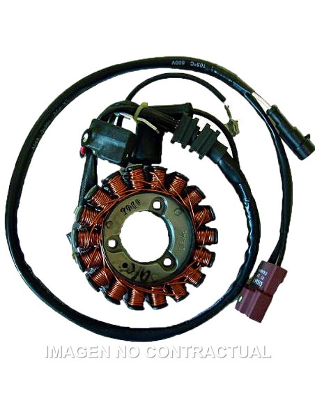 STATOR KOKUSAN TRIFASE 18 POLOS 12V 350W (MOT PIAGGIO-QUASAR