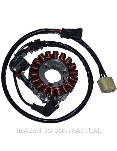 STATOR KOKUSAN TRIFASE 18 POLOS 12V 350W (MOTOR PIAGGIO-QUAS