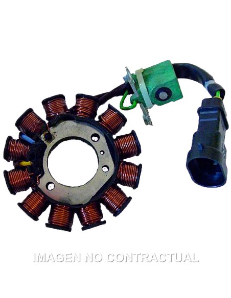 STATOR KOKUSAN 12 POLOS 12V 120W PIAGGIO-APRILIA 50