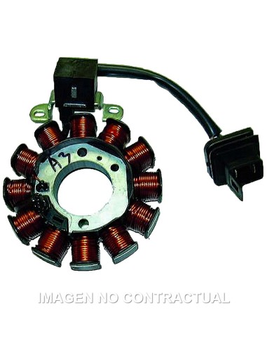 STATOR KOKUSAN TRIFASE 12 POLOS 12V 120W (MOTOR PIAGGIO 50-1