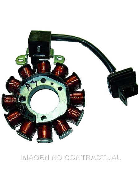STATOR KOKUSAN TRIFASE 12 POLOS 12V 120W (MOTOR PIAGGIO 50-1