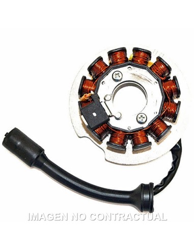 STATOR KOKUSAN MONOFASE 12 POLOS CON PICK-UP INTERNO  PIAGGI