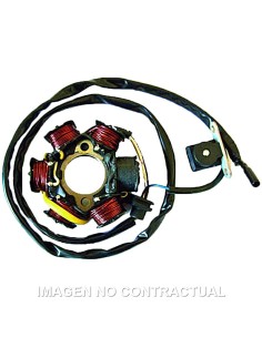 STATOR SGR 6 POLOS CON PICK UP 130W PEUGEOT 50