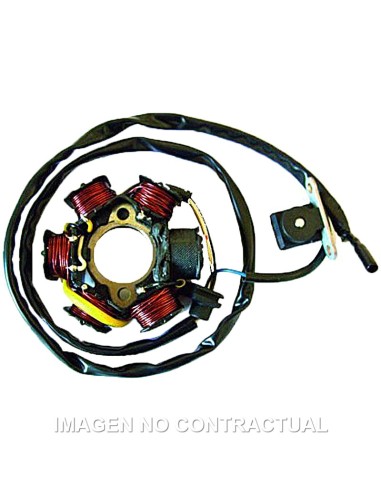 STATOR SGR 6 POLOS CON PICK UP 130W PEUGEOT 50