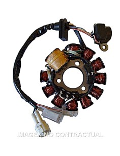 STATOR SGR TRIFASE 11 POLOS CON PICK-UP 2 CABLES (MOTOR YAMA